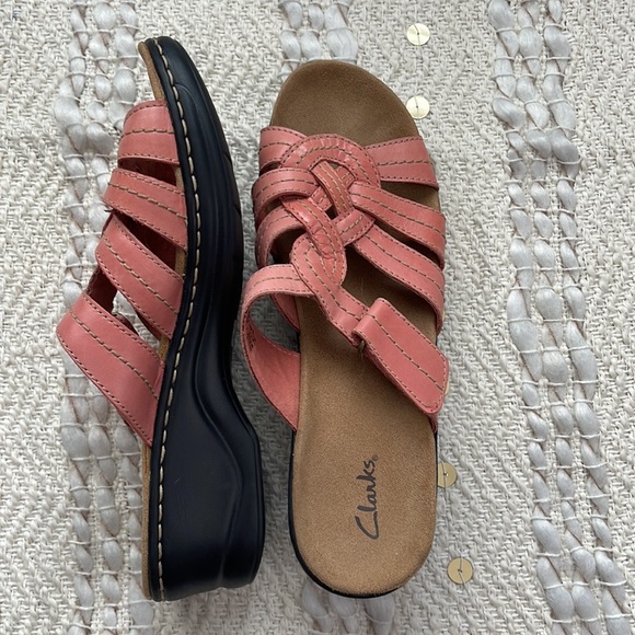 Clarks - Lexi Coral Braided Leather Sandals - Picture 8 of 11